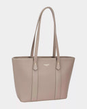David Jones Leather Tote Bag with Gold Hardware - Trendsi - Flyclothing LLC