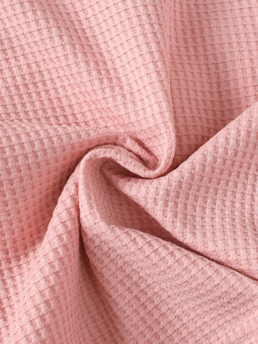 Children's Honey Flower Waffle Knit Tee and Shorts Set - Trendsi - Flyclothing LLC