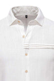 Men's Button Down Collared Neck Shirt - Trendsi - Flyclothing LLC