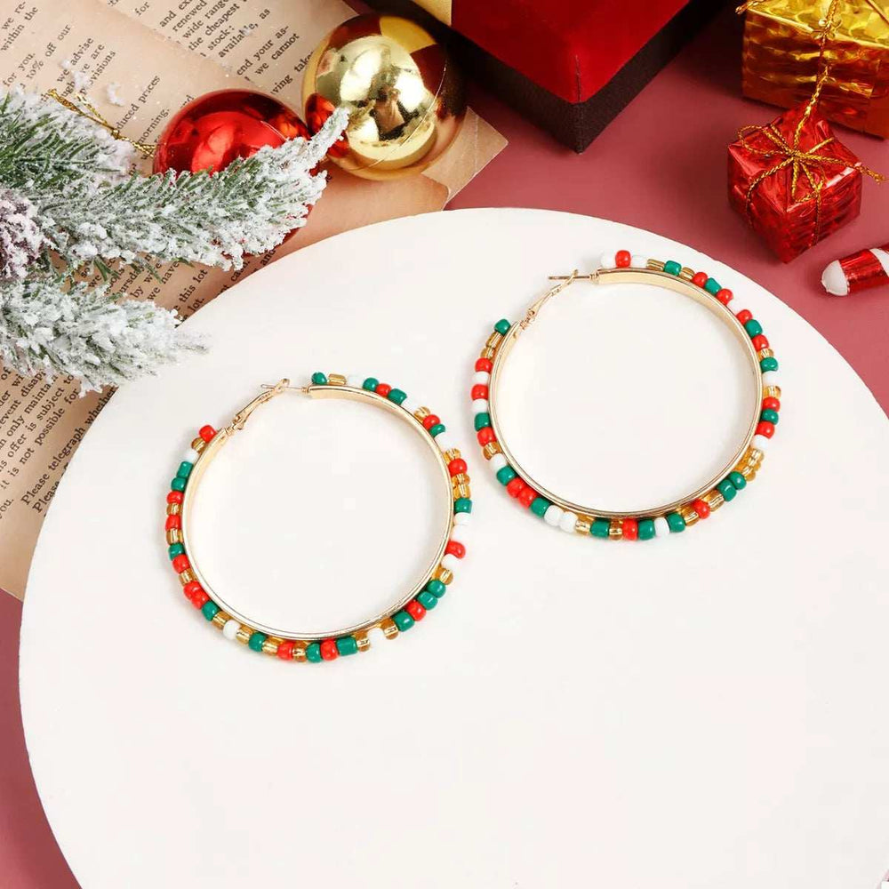 18K Gold-Plated Hoop Earrings - Trendsi - Flyclothing LLC