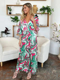 Double Take Full Size Half Sleeve Wide Leg Jumpsuit - Trendsi - Flyclothing LLC