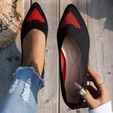Mesh Point Toe Flat Slip-Ons - Trendsi - Flyclothing LLC
