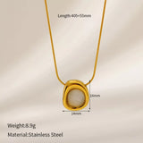 Natural Stone Pendant Necklace - Trendsi - Flyclothing LLC