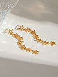 Stainless Steel Cutout Star Earrings - Trendsi - Flyclothing LLC