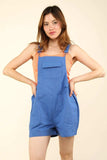 VERY J Adjustable Suspender Overalls with Pockets - Trendsi - Flyclothing LLC