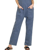 Zenana Casual Adjustable Strap Baggy Jumpsuit With Pocket - Trendsi - Flyclothing LLC