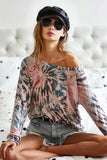 BiBi Tie Dye Terry Knit Terry Top - Trendsi - Flyclothing LLC