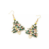 Christmas Tree Dangle Earrings - Trendsi - Flyclothing LLC