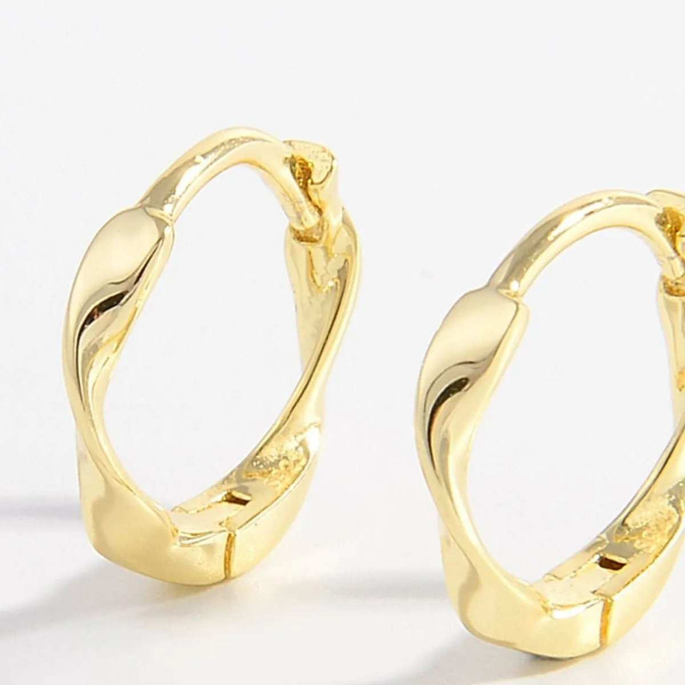 925 Sterling Silver Hoop Earrings - Trendsi - Flyclothing LLC