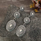 Vintage Alloy Dangle Earrings - Trendsi - Flyclothing LLC