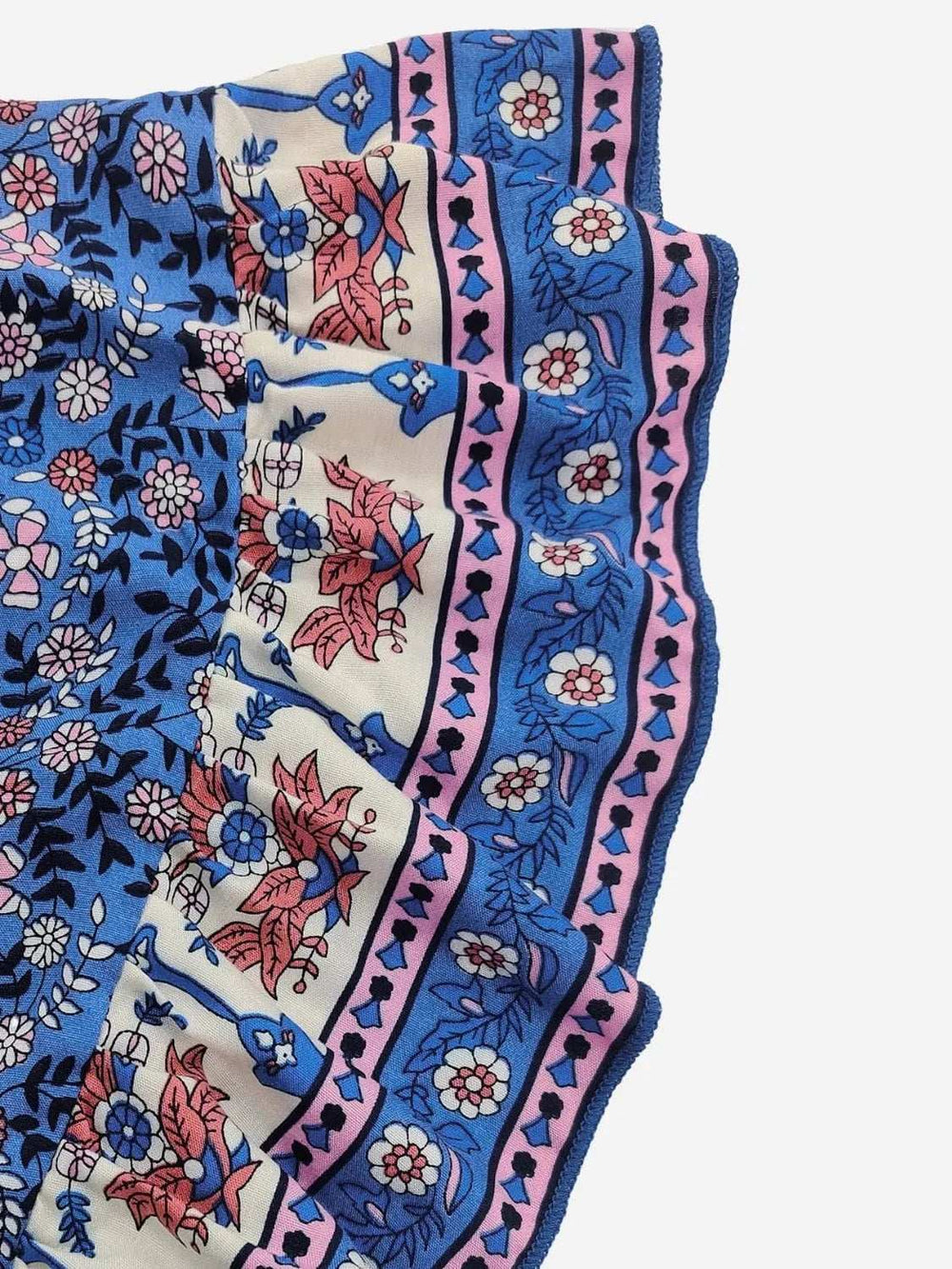 Plus Size Printed Surplice Half Sleeve Dress - Trendsi - Flyclothing LLC