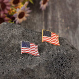 2 Piece Drip Oil US Flag Brooch - Trendsi - Flyclothing LLC