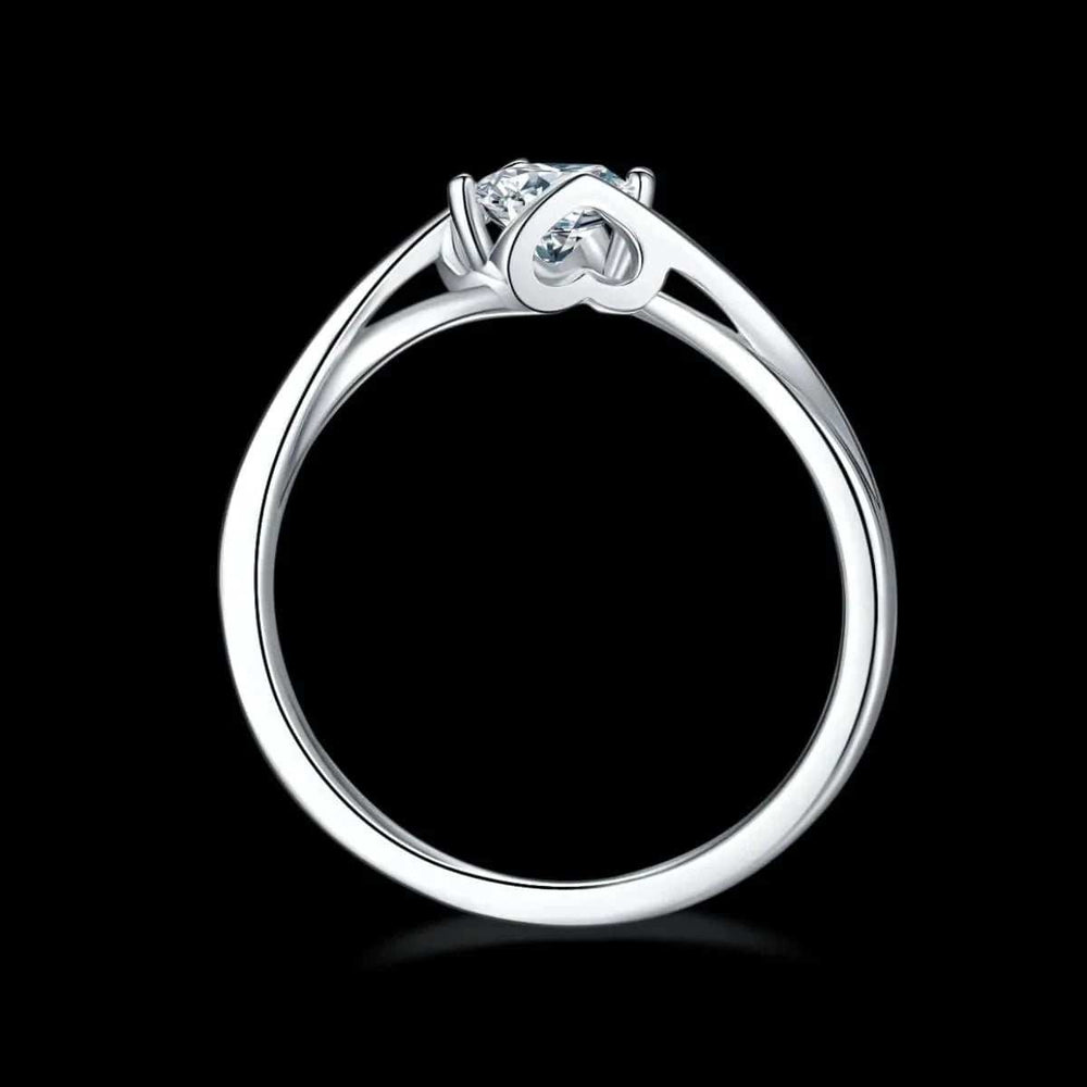 Moissanite 925 Sterling Silver Ring - Trendsi - Flyclothing LLC