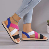 Open Toe Flats Sandals - Trendsi - Flyclothing LLC