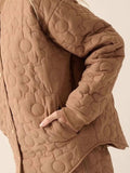 Textured Snap Down Outerwear - Trendsi - Flyclothing LLC