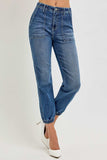 RISEN Full Size High Rise Ankle Jogger Jeans - Trendsi - Flyclothing LLC
