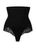 Lace Detail High Waist Shaping Panty - Trendsi - Flyclothing LLC