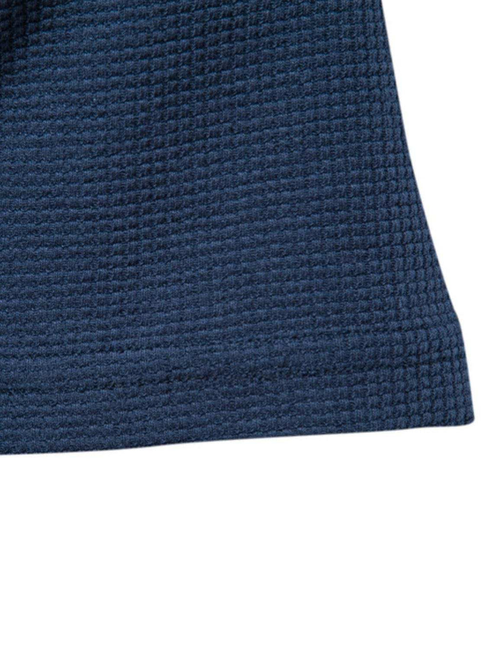 Men's Waffle-Knit Short Sleeve T-Shirt - Trendsi - Flyclothing LLC