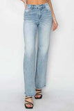 RISEN Full Size High Rise Straight Jeans Plus Size - Trendsi - Flyclothing LLC
