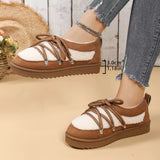 Lace-Up Ankle Boots - Trendsi - Flyclothing LLC