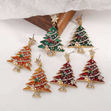 Christmas Tree Dangle Earrings - Trendsi - Flyclothing LLC