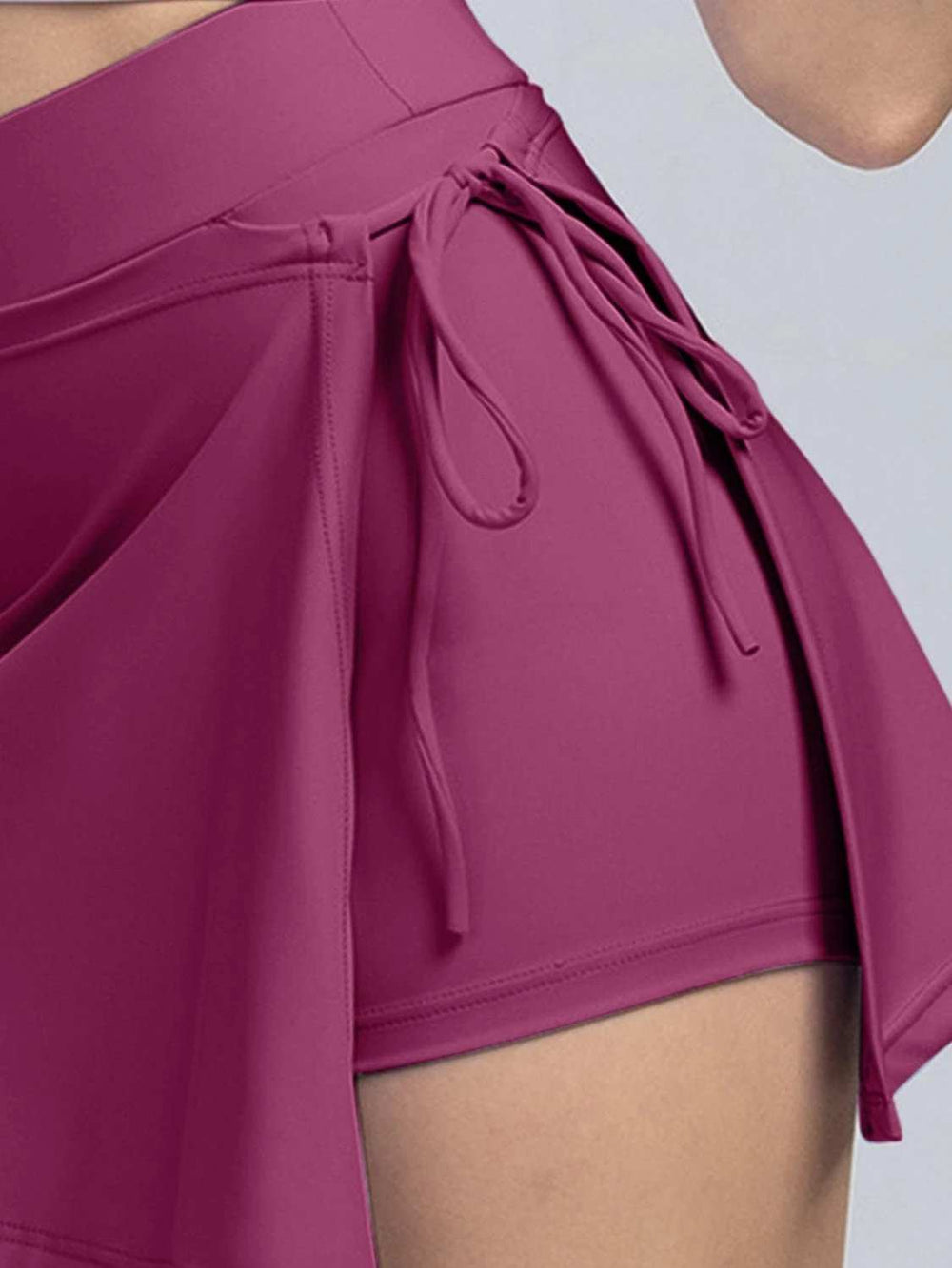 High Waist Active Skort with Pockets - Trendsi - Flyclothing LLC