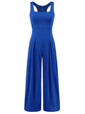 Square Neck Wide Strap Jumpsuit - Trendsi - Flyclothing LLC