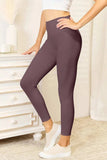 Double Take Wide Waistband Sports Leggings - Trendsi - Flyclothing LLC