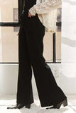 ADORA Tied Wide Leg Knit Pants - Trendsi - Flyclothing LLC