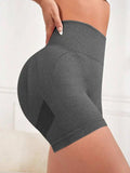 High Waist Active Shorts - Trendsi - Flyclothing LLC