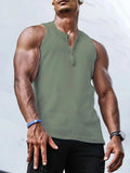 Men's Plus Size Ribbed Tank - Trendsi - Flyclothing LLC