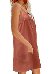 V-Neck Mini Cami Dress