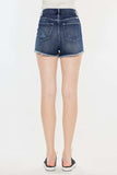 Kancan Raw Hem Button Fly Denim Shorts - Trendsi - Flyclothing LLC
