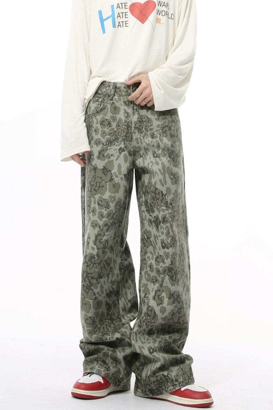 Camouflage Jeans with Pockets - Trendsi - Flyclothing LLC