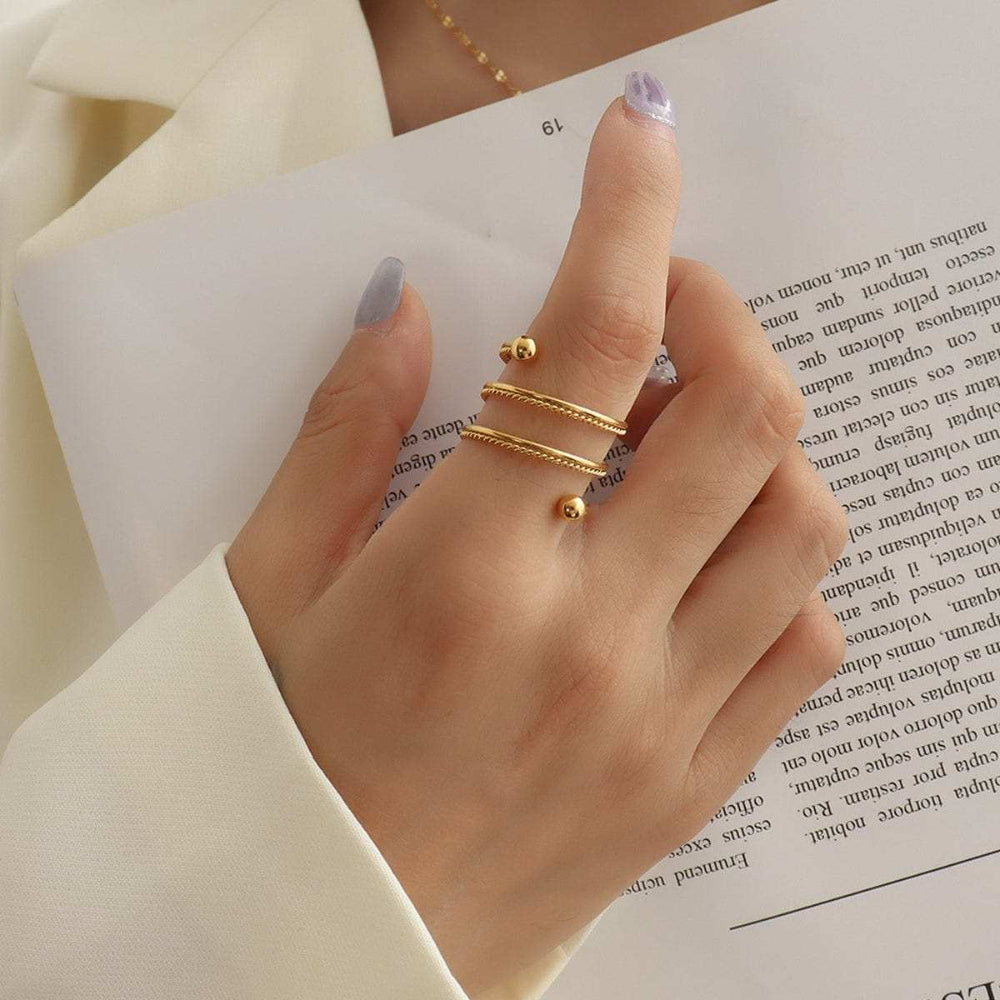 Titanium Steel Wrap Ring - Trendsi - Flyclothing LLC