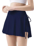 High Waist Active Skort with Pockets - Trendsi - Flyclothing LLC