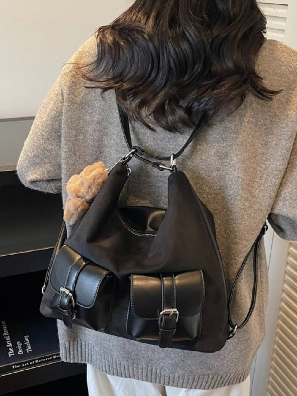 Multi-Pocket Convertible Bag - Trendsi - Flyclothing LLC