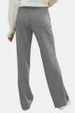 Decorative Button High Rise Pants - Trendsi - Flyclothing LLC