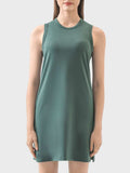 Round Neck Sleeveless Active Dress - Trendsi - Flyclothing LLC