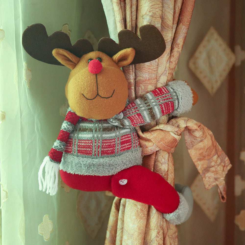 Christmas Doll Curtain Ornament - Trendsi - Flyclothing LLC