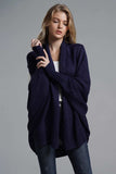 Open Front Batwing Sleeve Cardigan - Trendsi - Flyclothing LLC