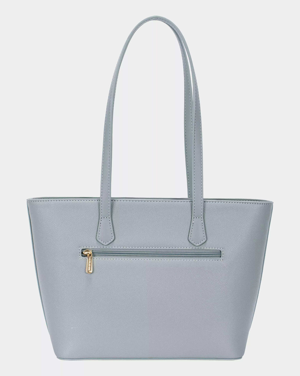 David Jones Leather Tote Bag with Gold Hardware - Trendsi - Flyclothing LLC