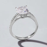 925 Sterling Silver Zircon Ring - Trendsi - Flyclothing LLC