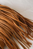 Suede Fringe Adjustable Strap Shoulder Bag - Trendsi - Flyclothing LLC