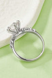 2 Carat Moissanite 925 Sterling Silver Ring - Trendsi - Flyclothing LLC