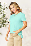 Basic Bae Bamboo Full Size Round Neck Short Sleeve T-Shirt Plus Size - Trendsi - Flyclothing LLC