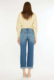 Kancan Distressed Mid Rise True Boyfriend Jeans - Trendsi - Flyclothing LLC