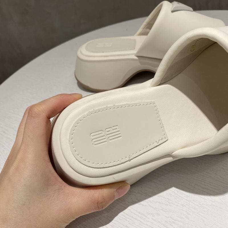 PU Leather Platform Sandals - Trendsi - Flyclothing LLC