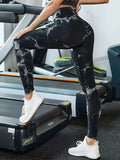 Tie-Dye High Waist Active Leggings - Trendsi - Flyclothing LLC