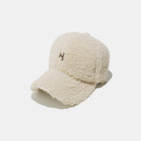 Sherpa Letter H Embroidered Cap - Trendsi - Flyclothing LLC